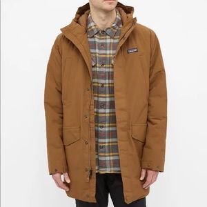 Patagonia City Storm Down Parka Medium Owl Brown